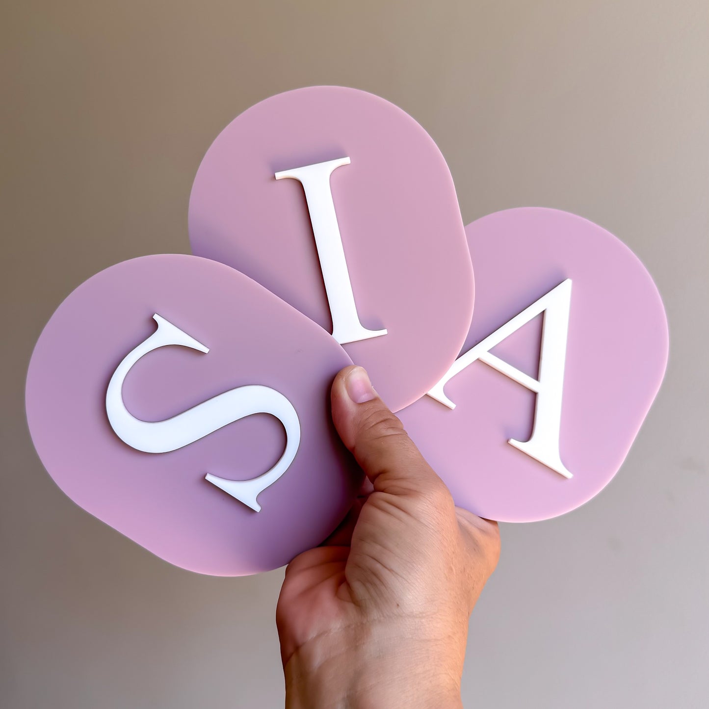 Shaped Wall Letters