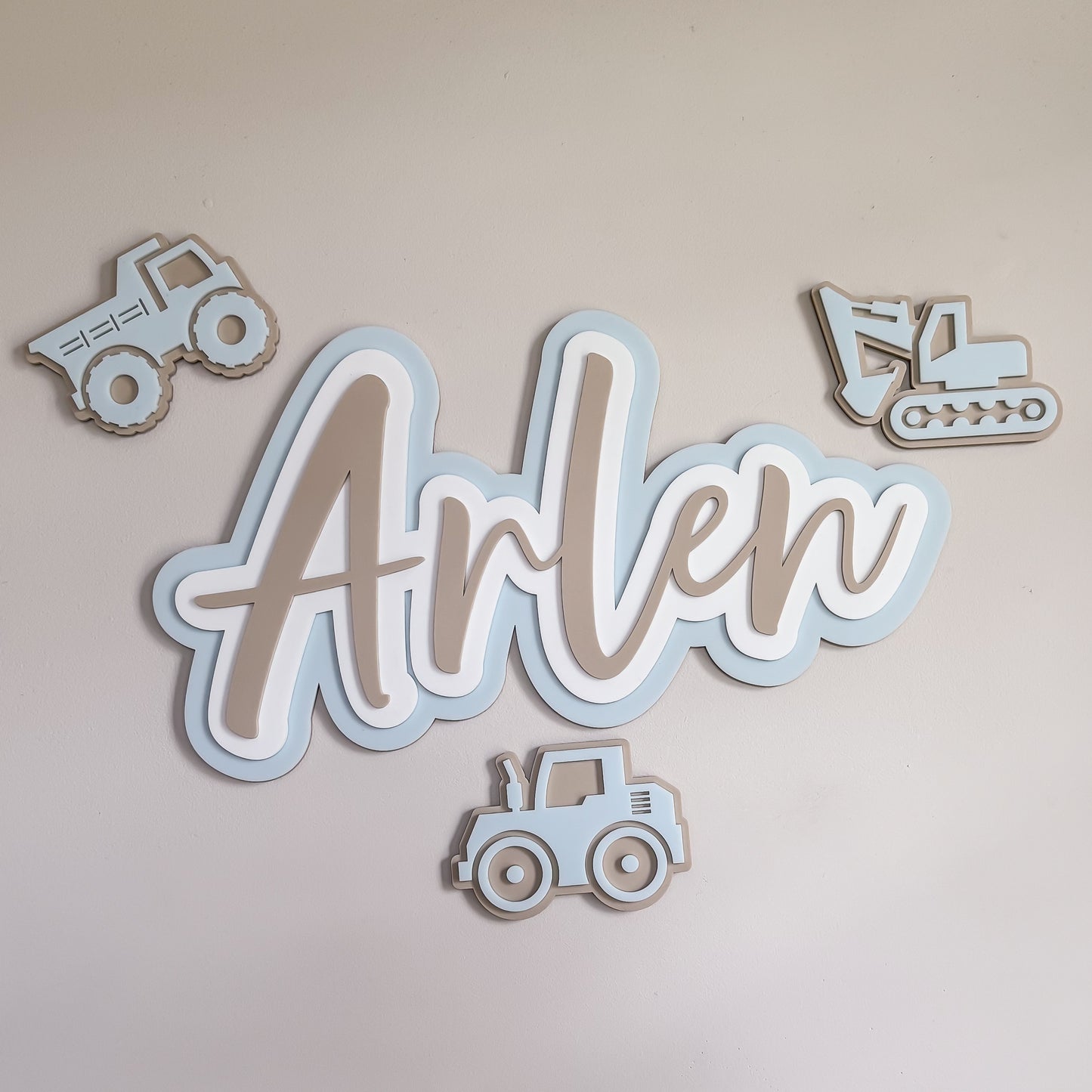 3D Wall Shape Sets | Name Plaque Shapes