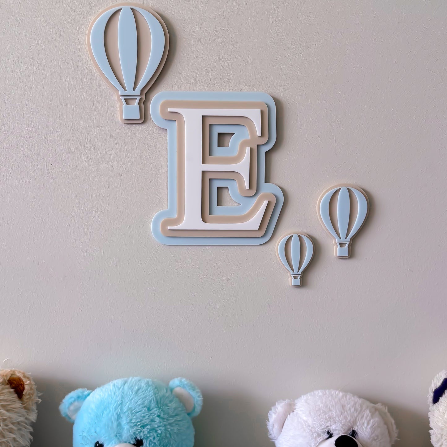 Triple Layer 3D Wall Letters