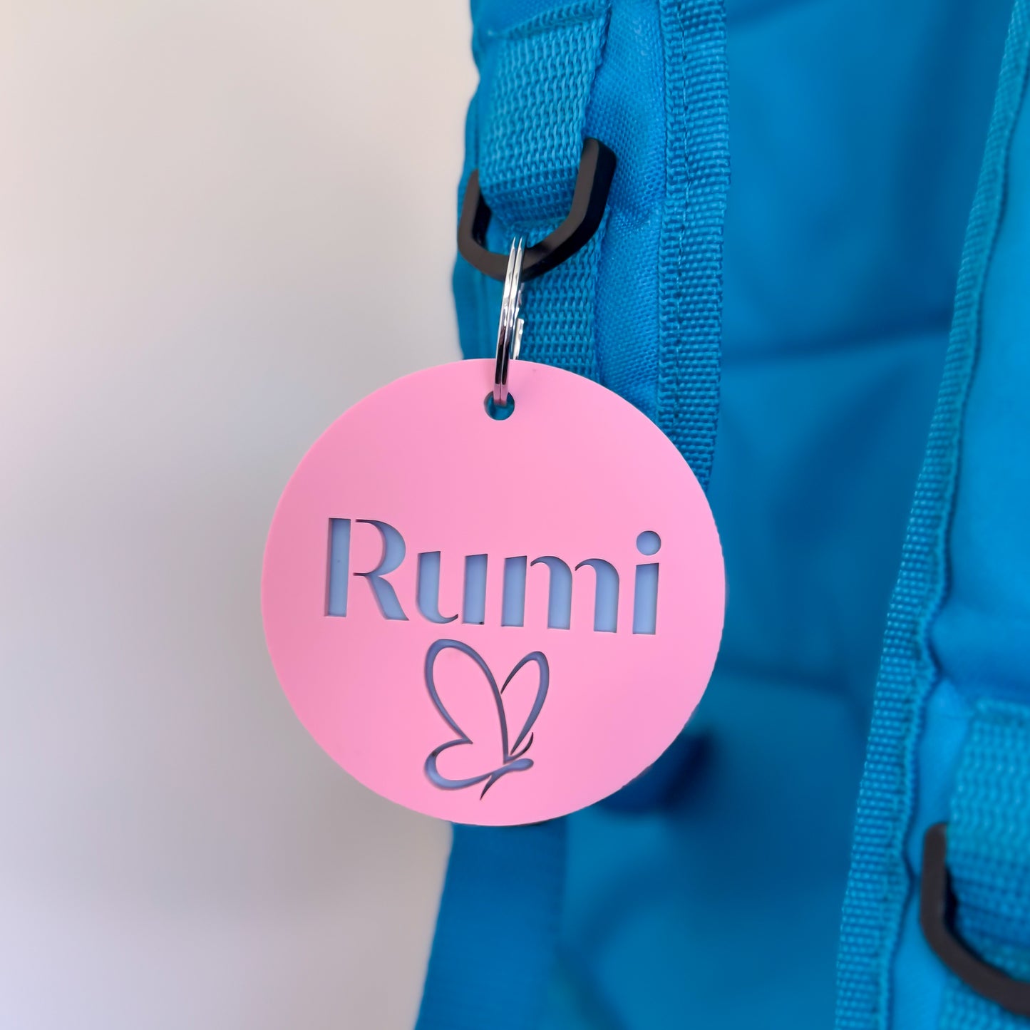 Acrylic Round Bag Tag
