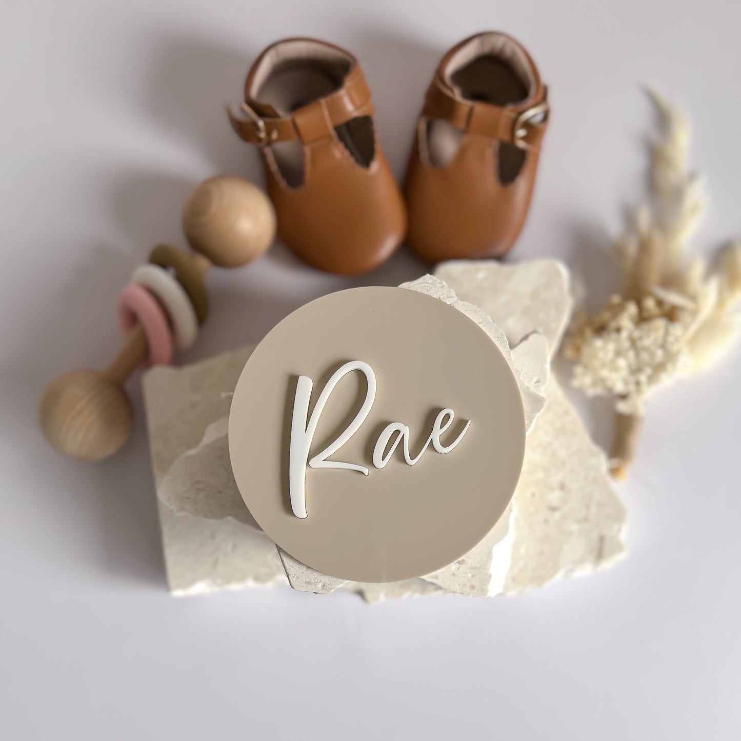3D Round Name Plaque | Door Sign