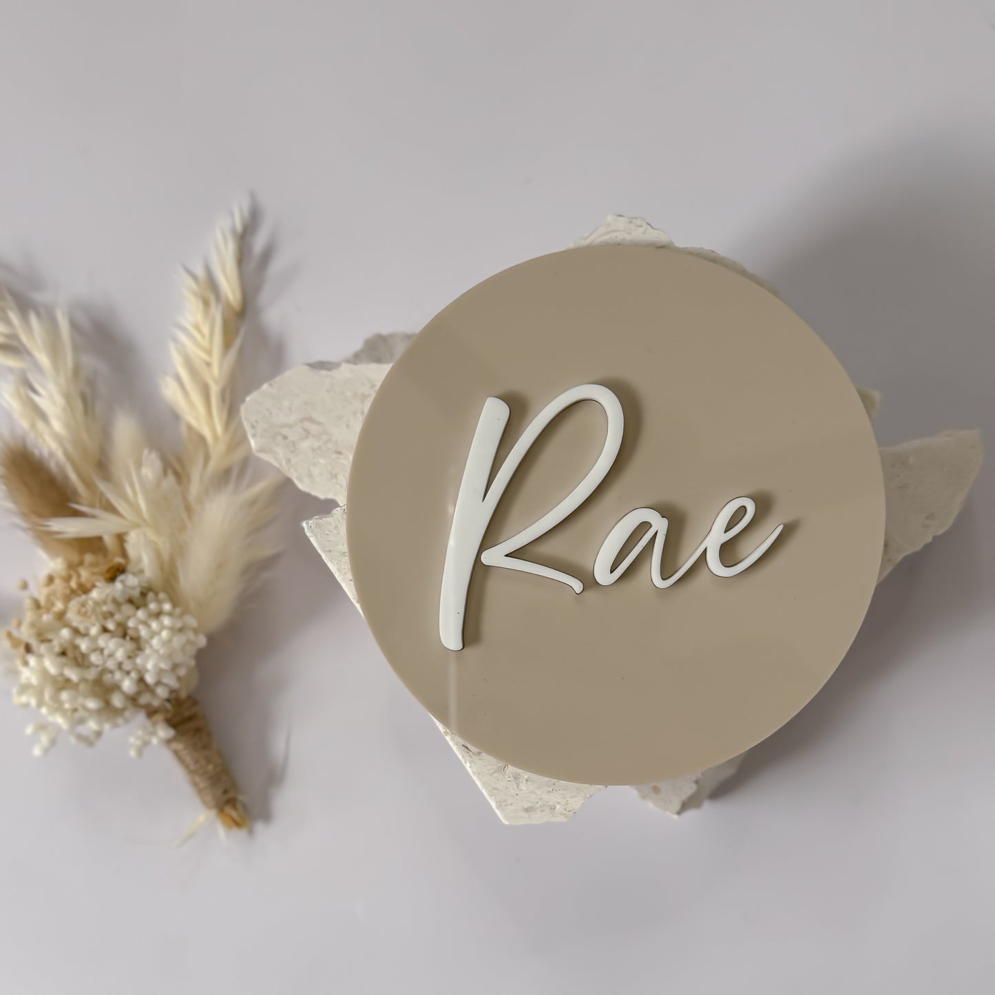 3D Round Name Plaque | Door Sign