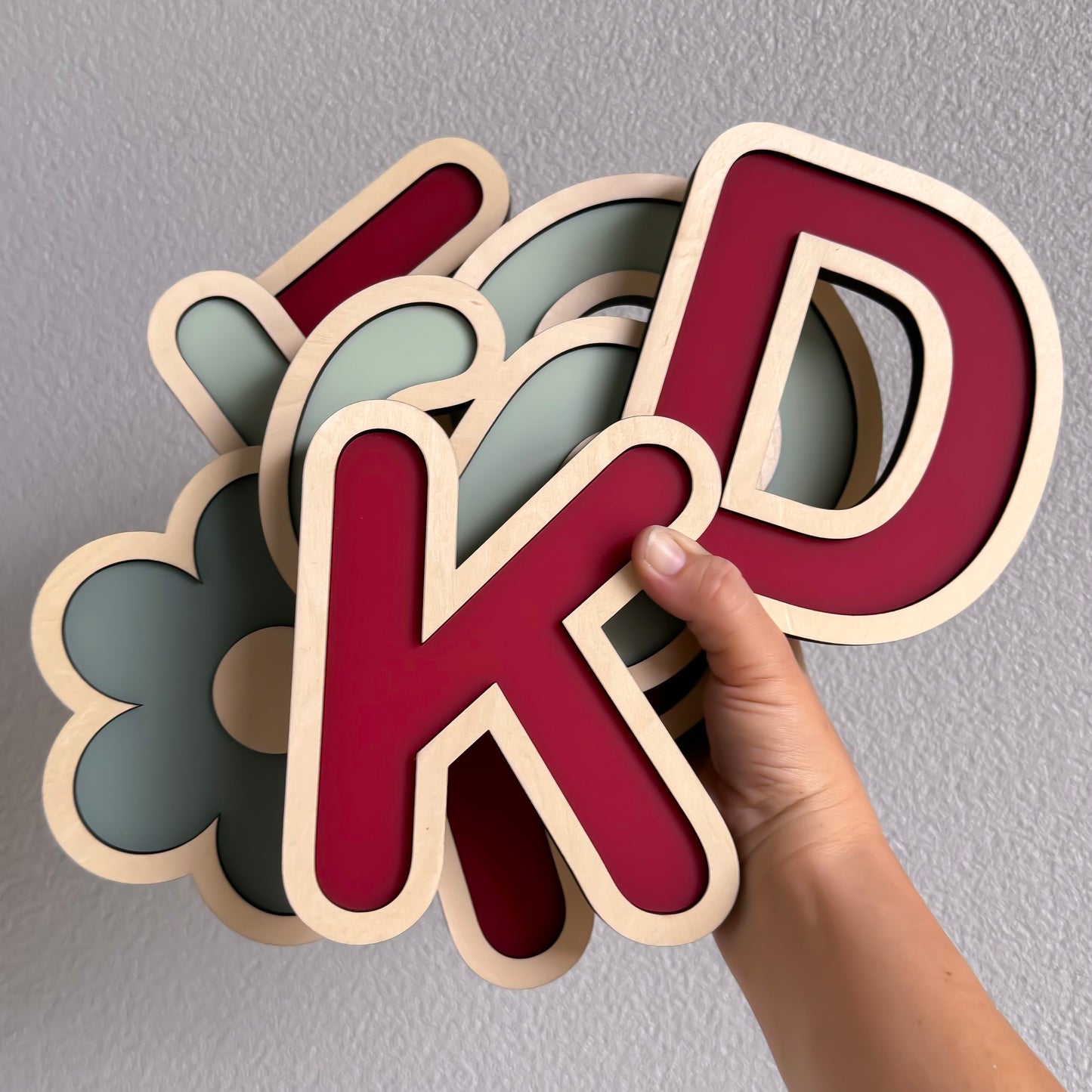 Wood Pop Letters