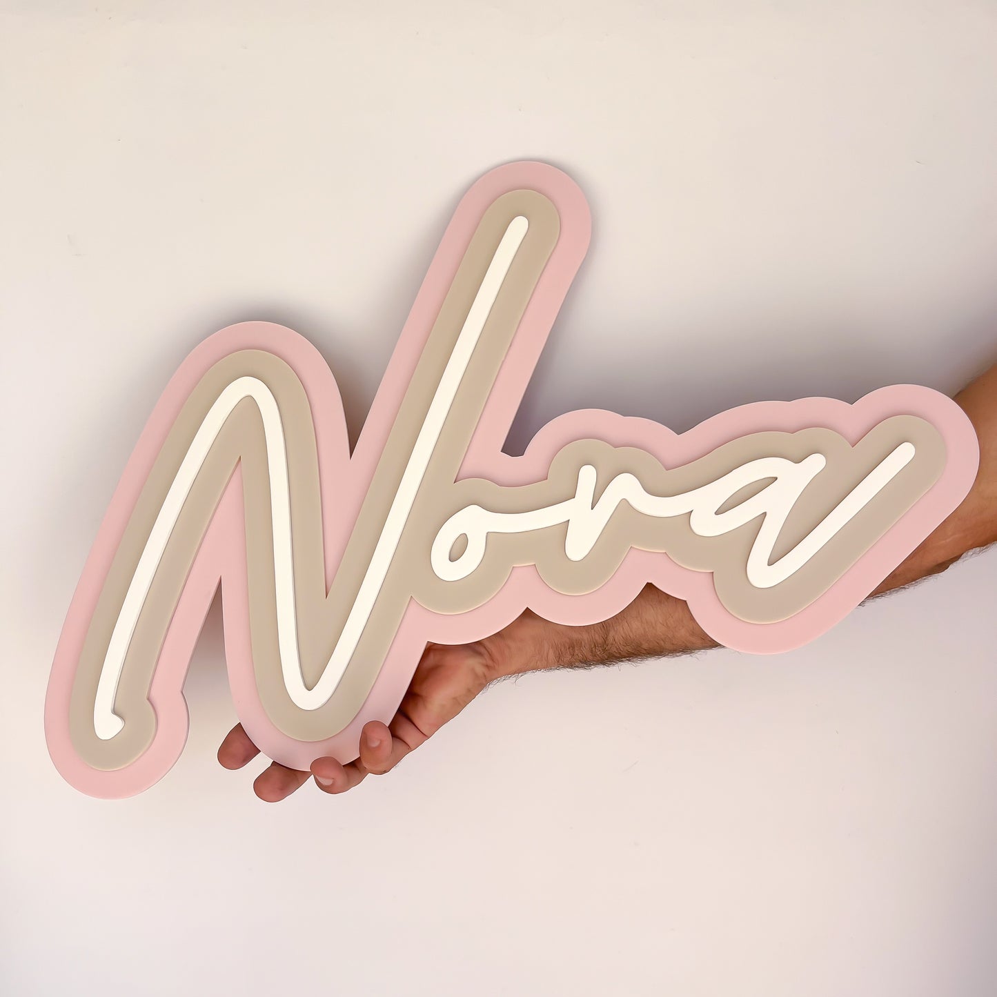 Script 3D Name Plaque