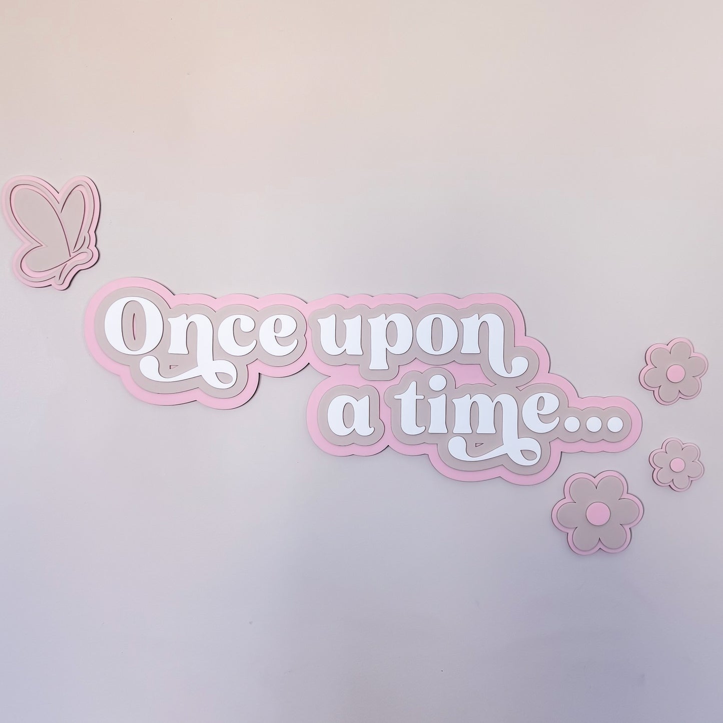 Once Upon A Time - Triple Layer Acrylic Sign