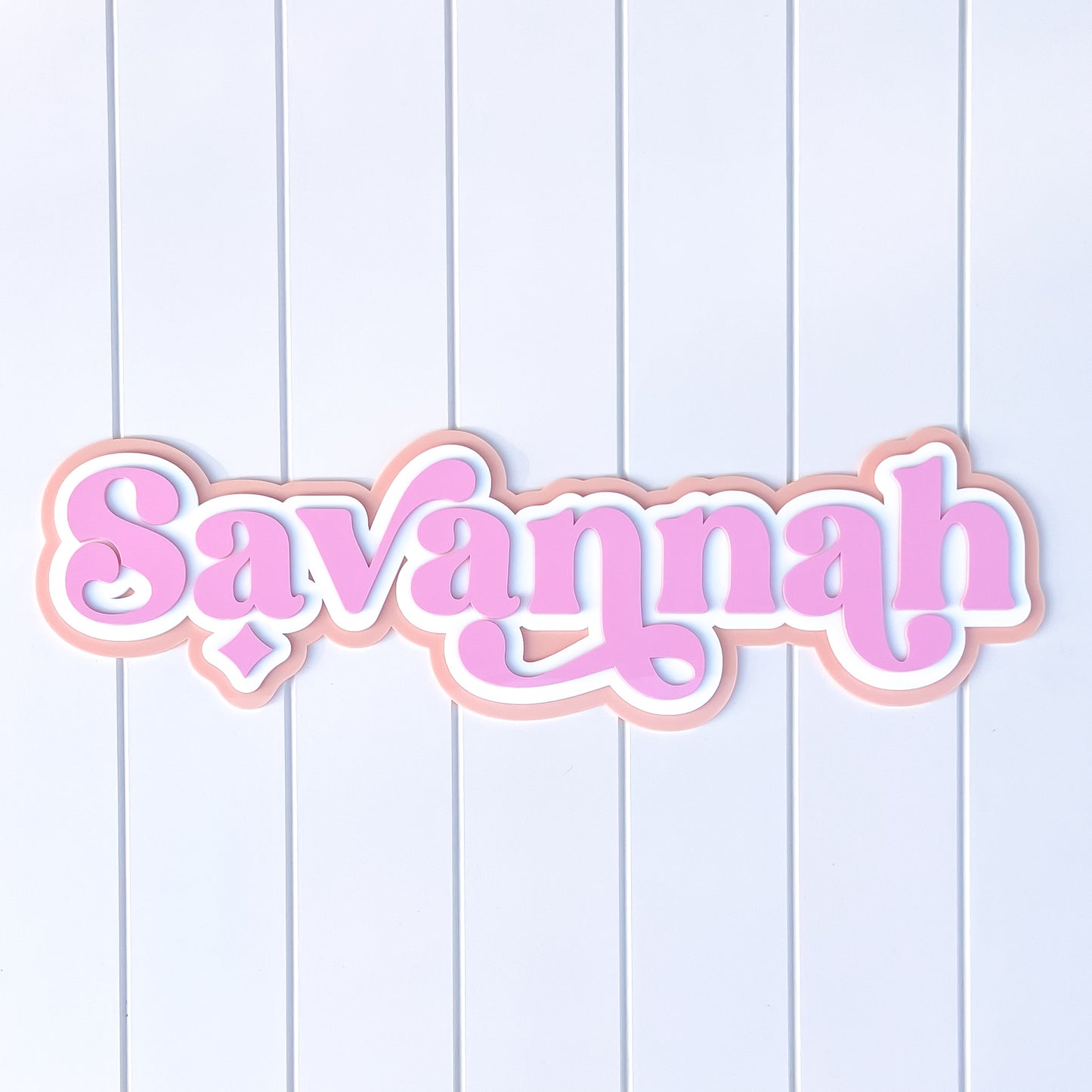 Signature 3D Name Plaque
