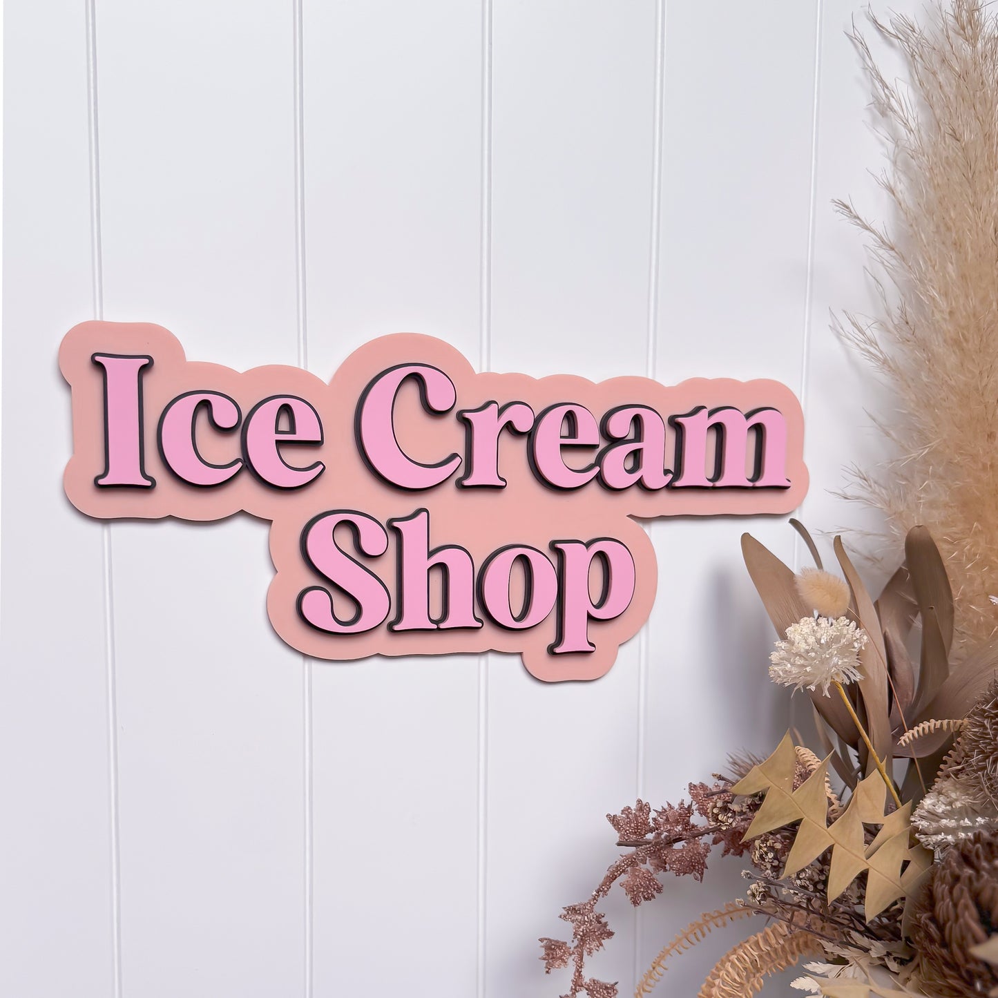 Sweet Pastel Cartoon Style Sign | Cubby Sign | Kid's Bedroom Door Sign | 3D Sign