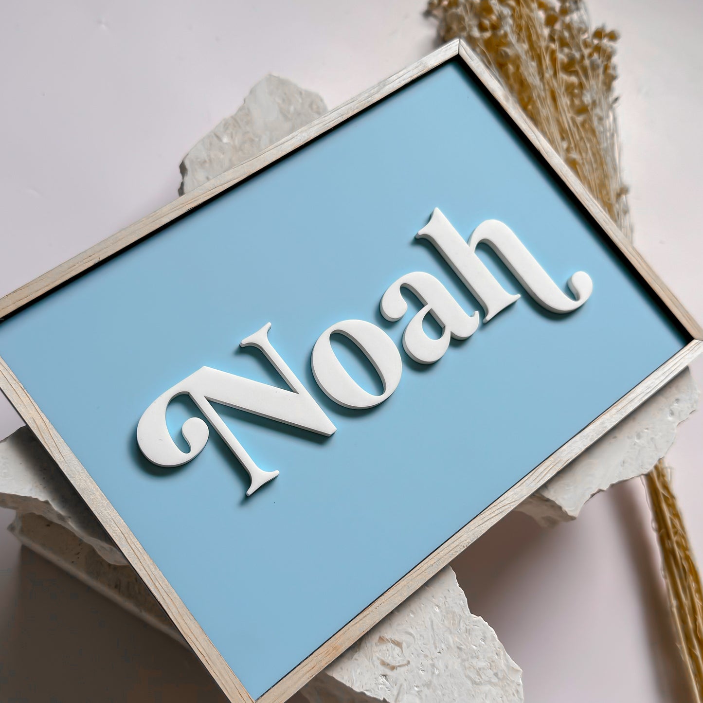 3D Framed Name Plaque