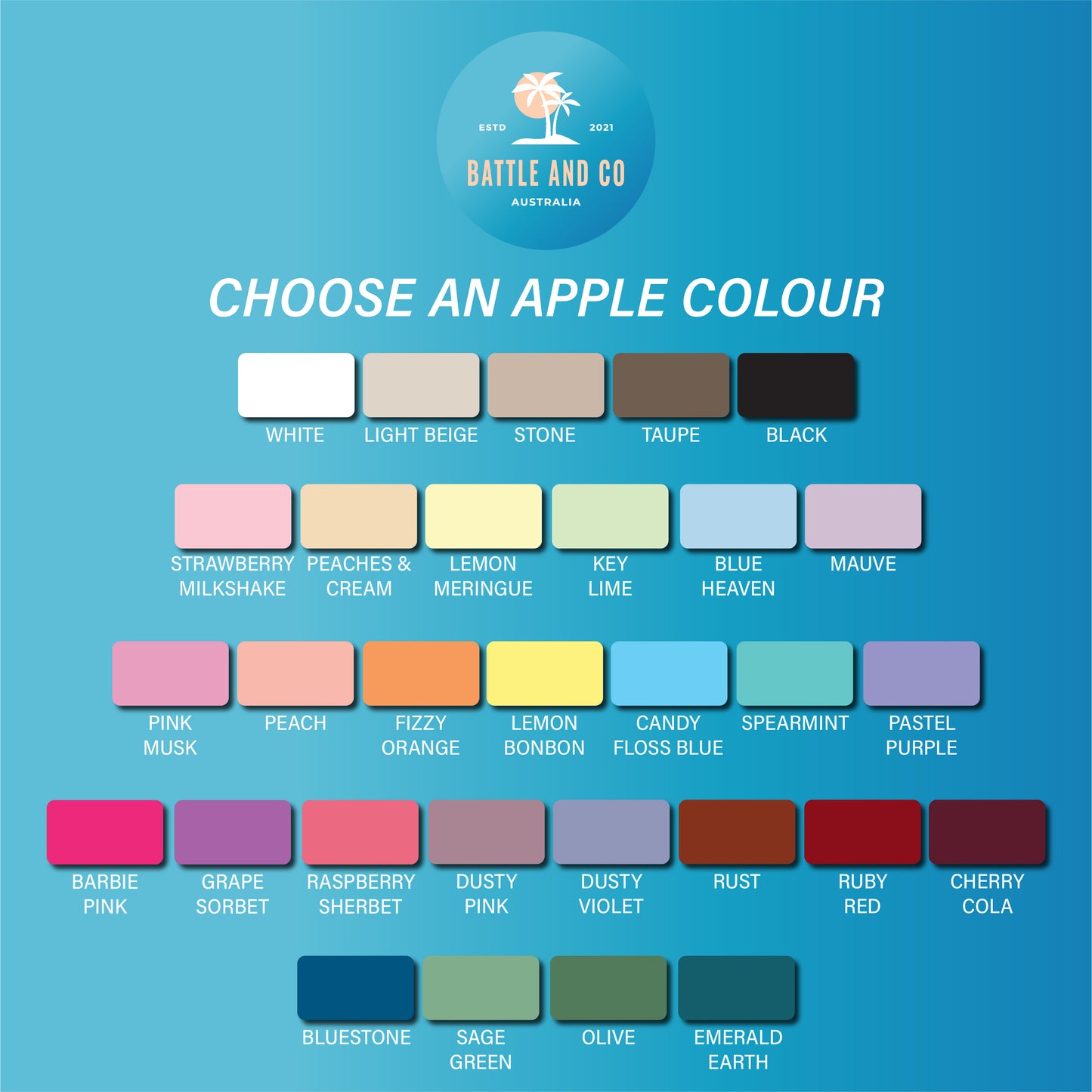 Personalised Teacher Desk Sign - Apple