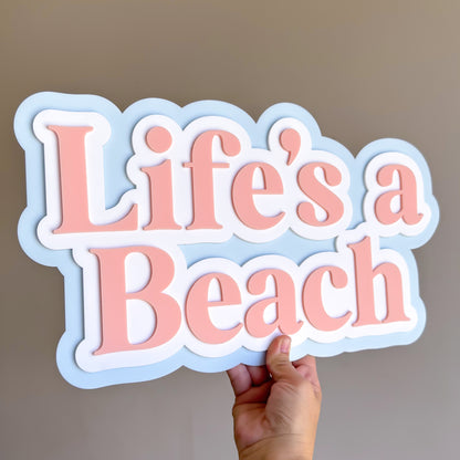 Custom 3D Wall Quote