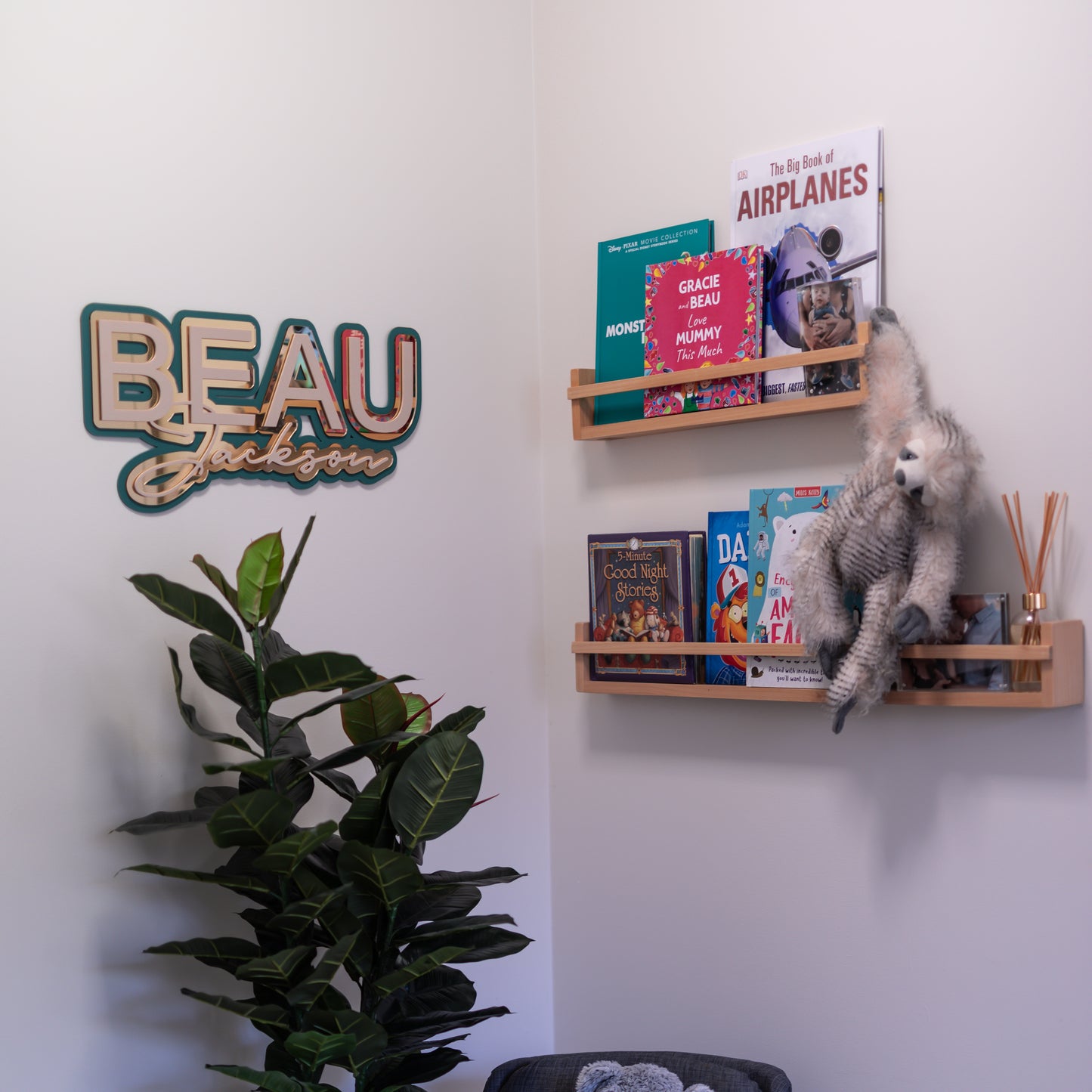 Dual 3D Name Plaque