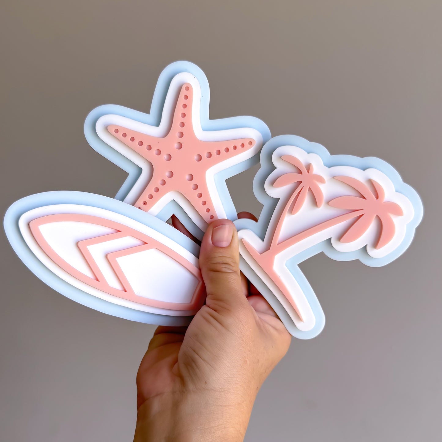 Triple Layer 3D Wall Shapes | Name Plaque Shapes