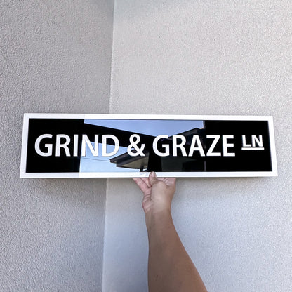 3D Street Style Sign