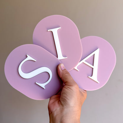 Shaped Wall Letters