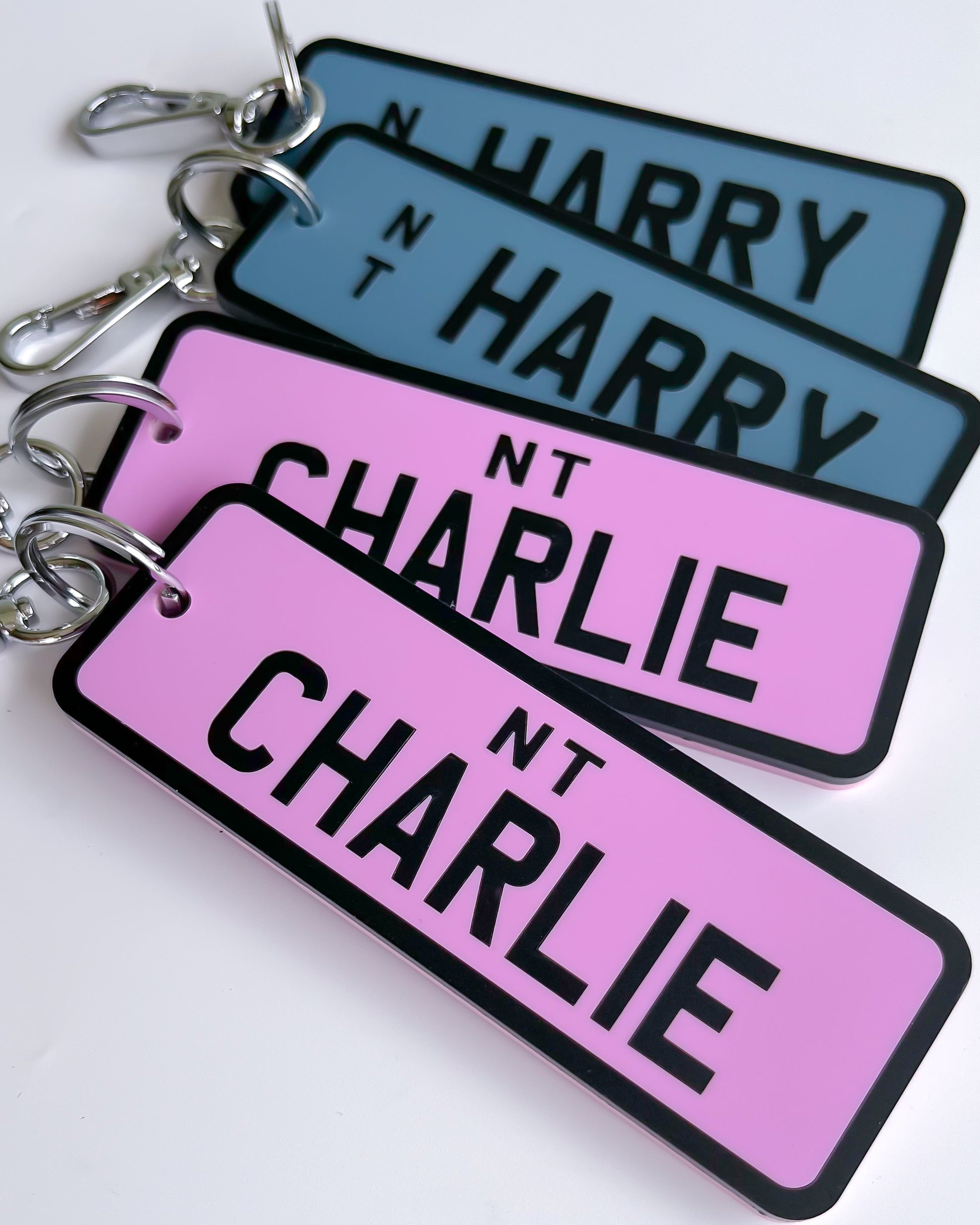 Personalised Plate Bag Tags