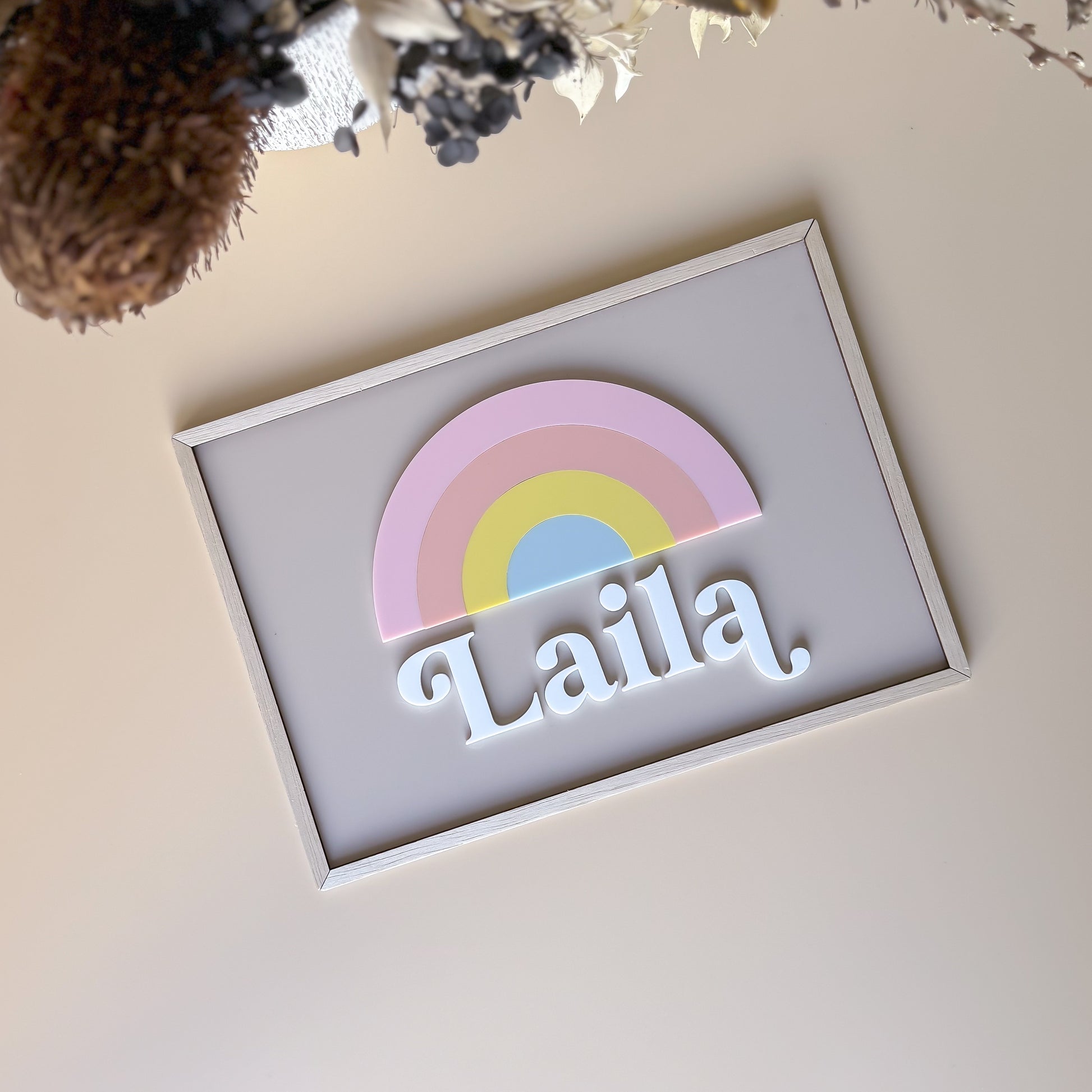 3D Rainbow Name Print