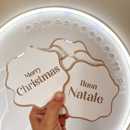 Signature Personalised Wavy Coaster Set