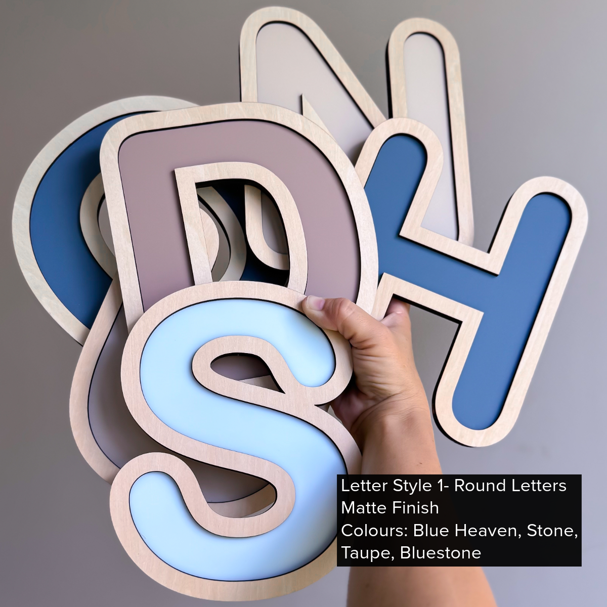 Wood Pop Letters