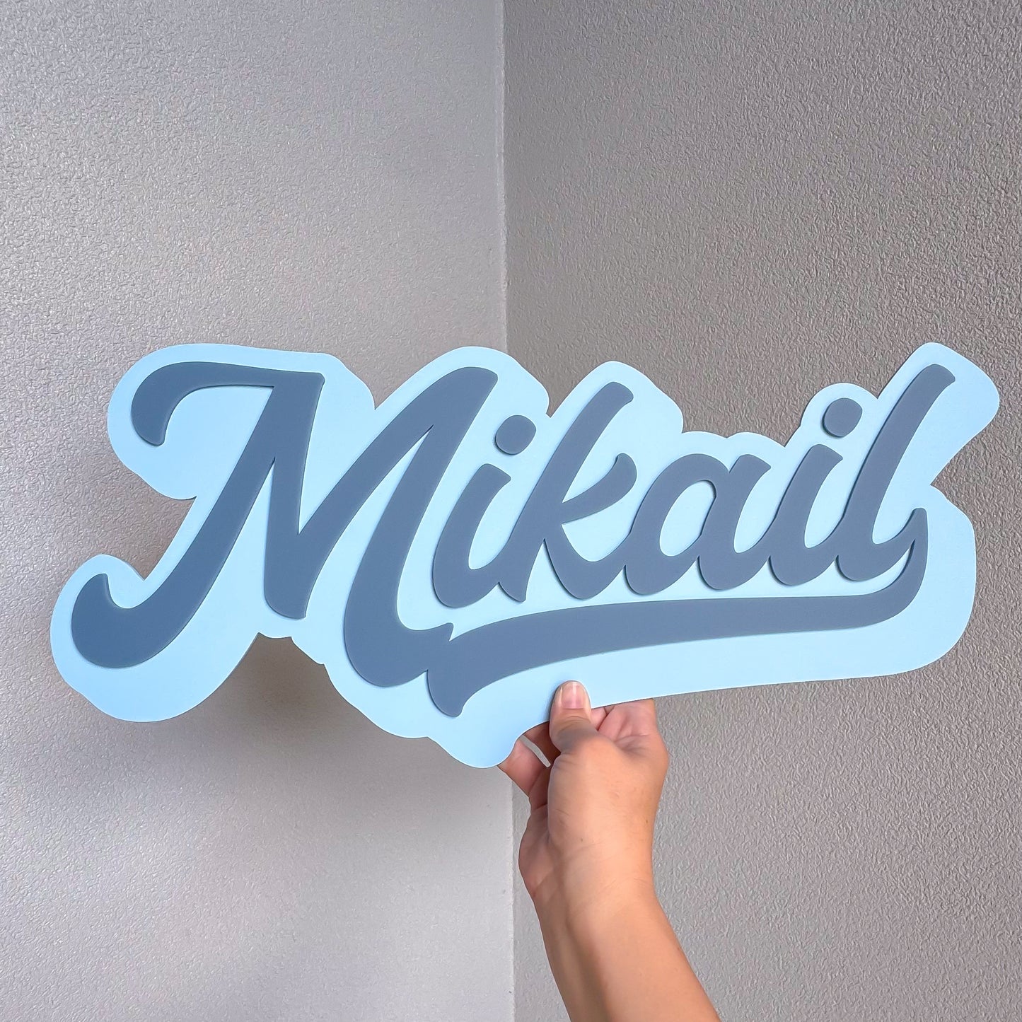 Traditional 3D Name Plaque