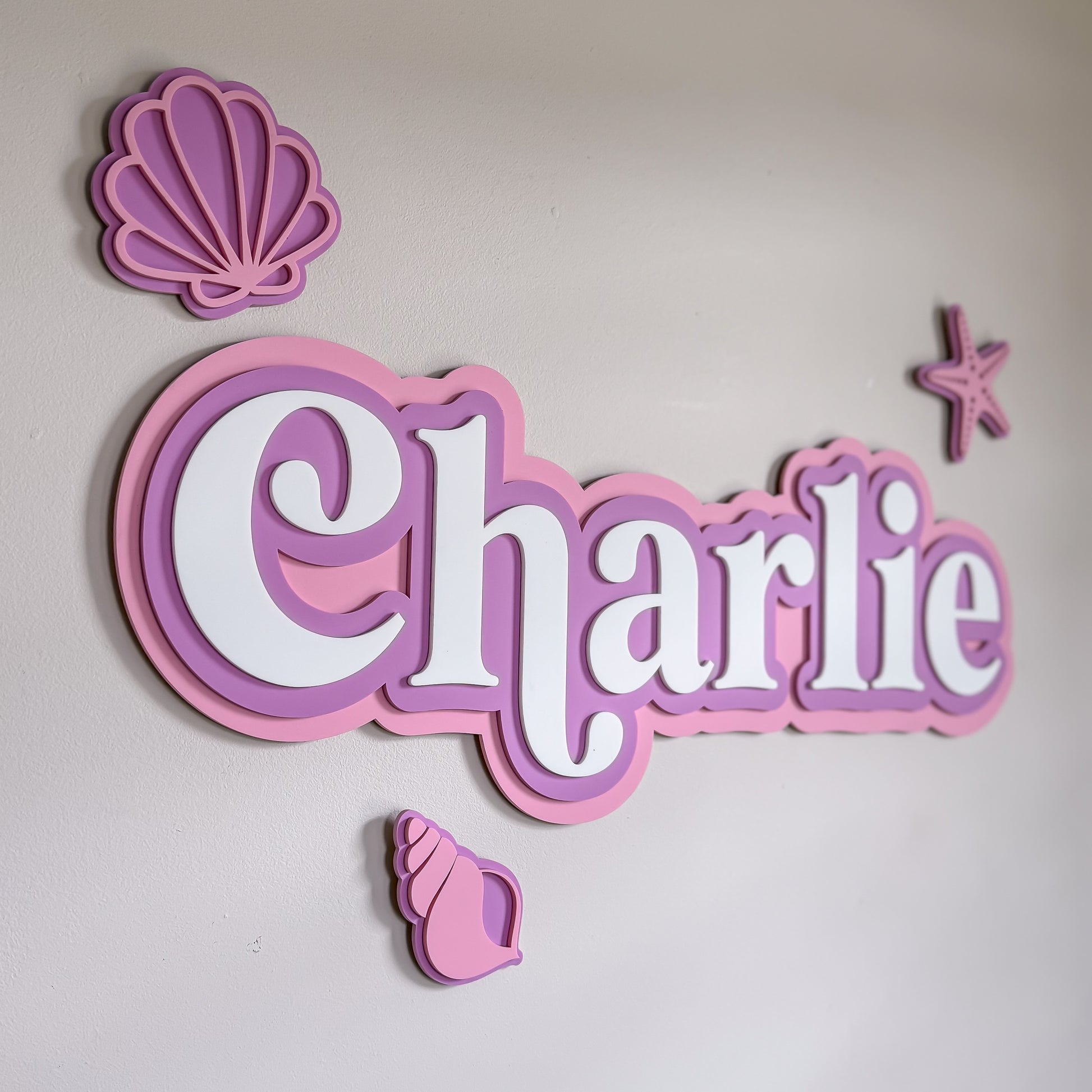 Triple Layer 3D Name Plaque