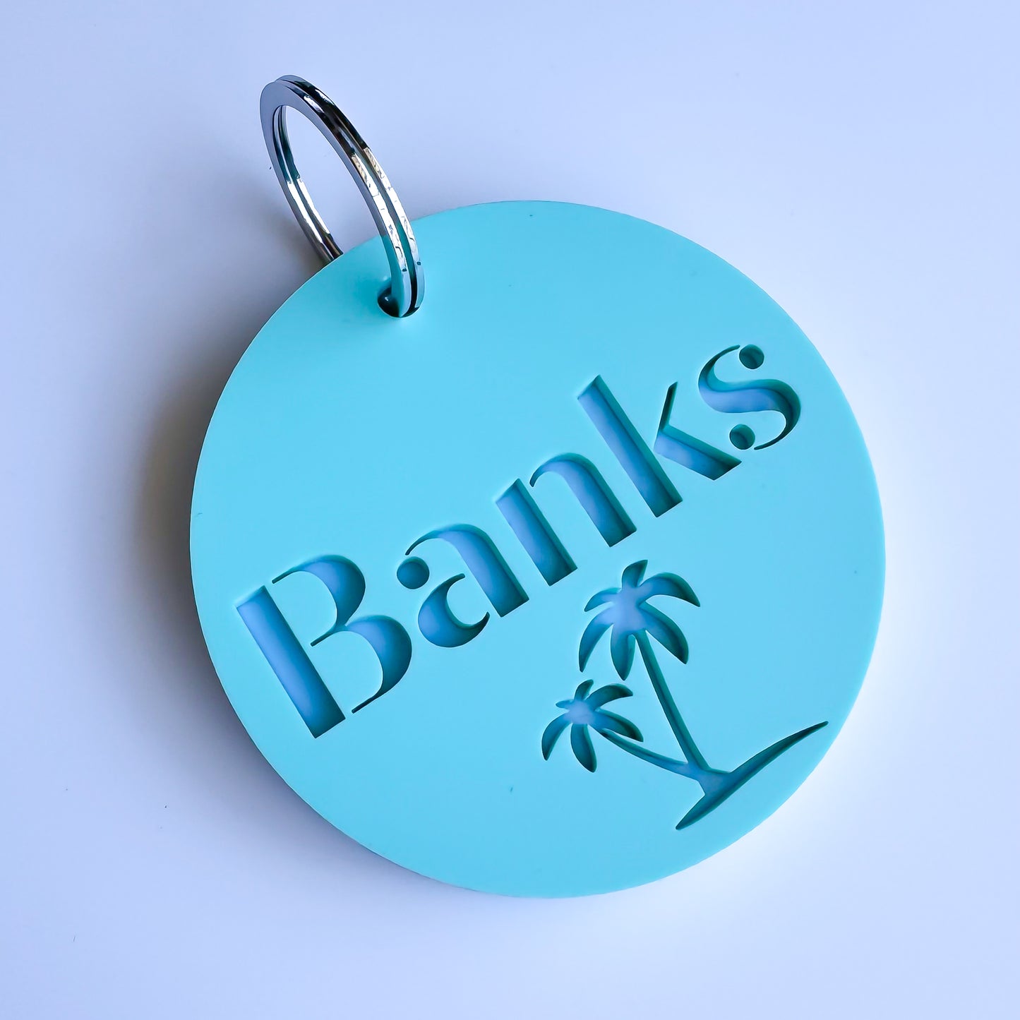 Acrylic Round Bag Tag