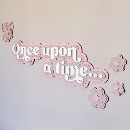 Once Upon A Time - Triple Layer Acrylic Sign