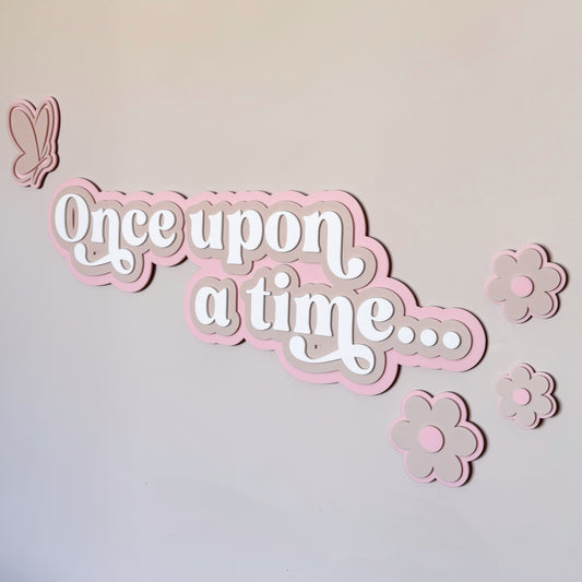 Once Upon A Time - Triple Layer Acrylic Sign