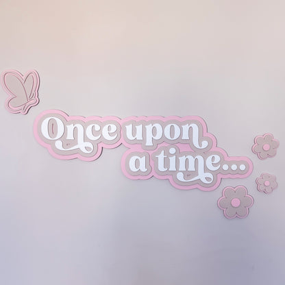 Once Upon A Time - Triple Layer Acrylic Sign