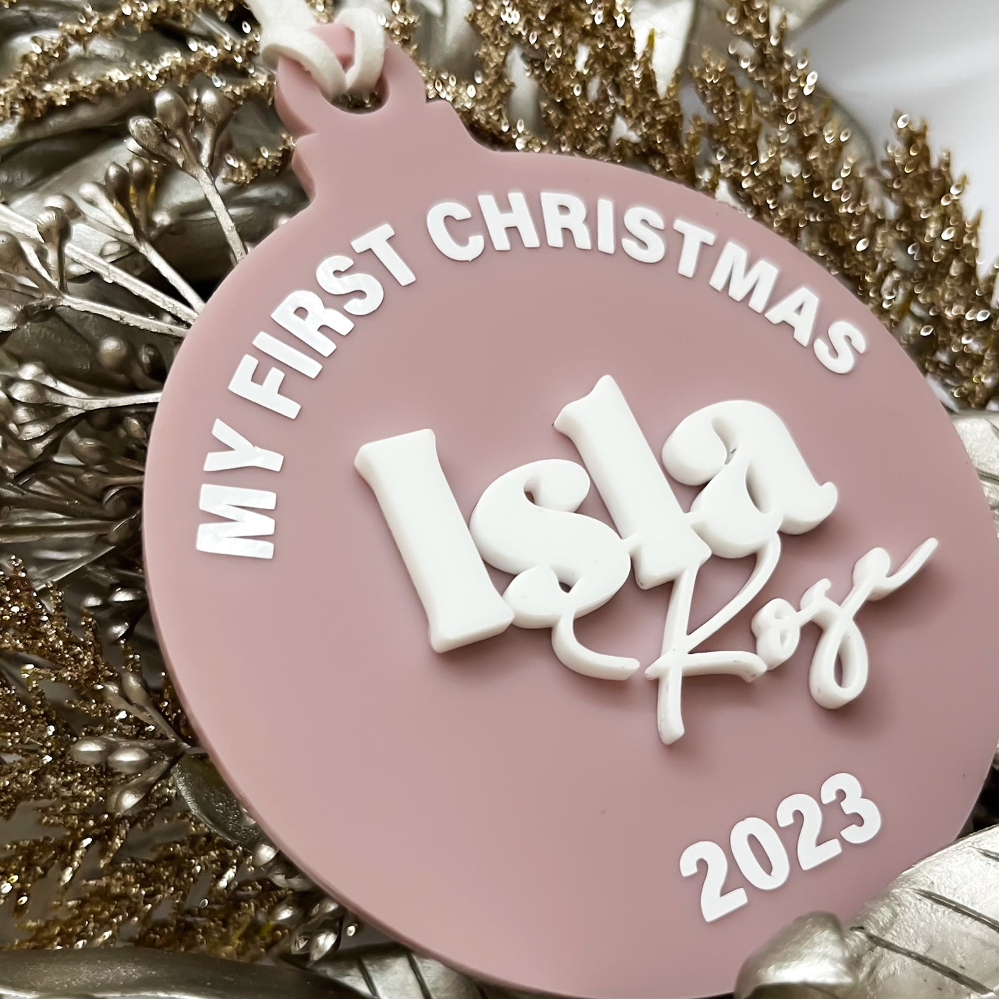 My First Christmas Tree Bauble