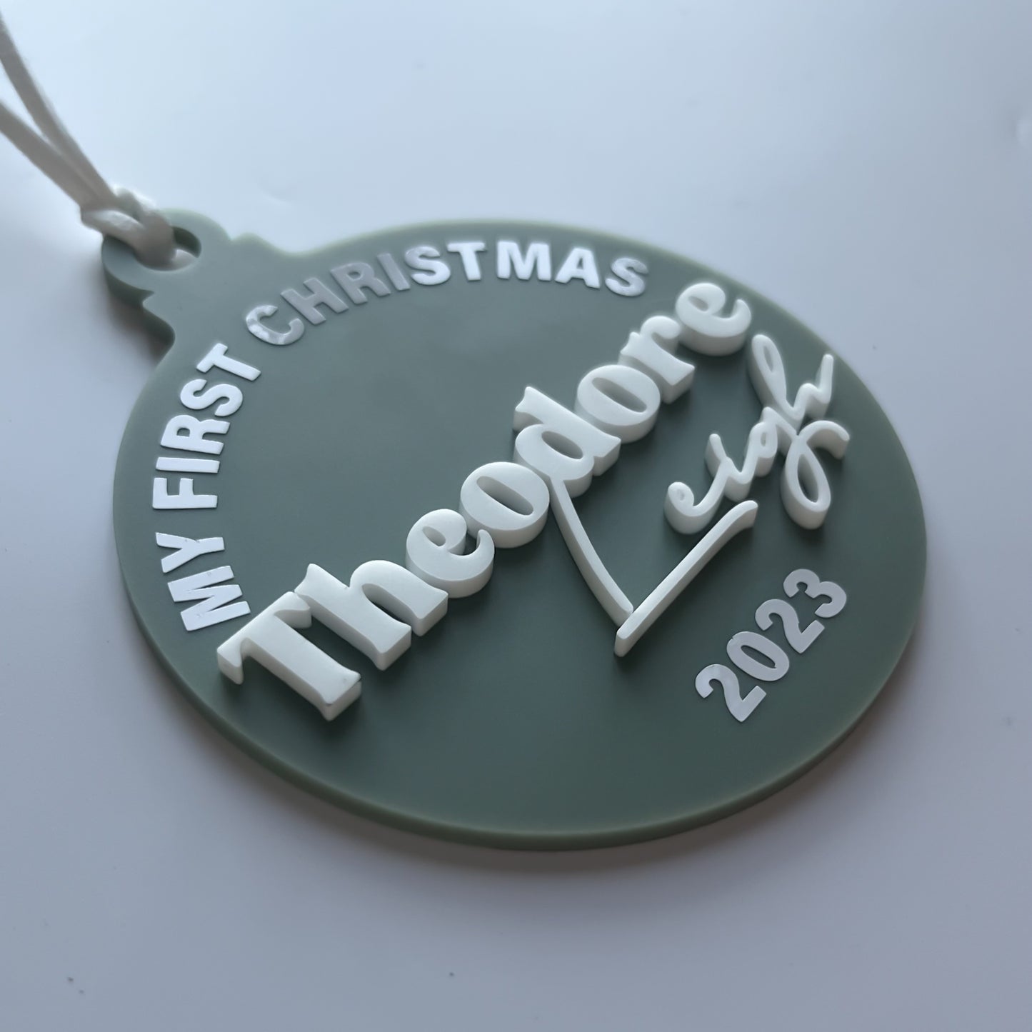 My First Christmas Tree Bauble