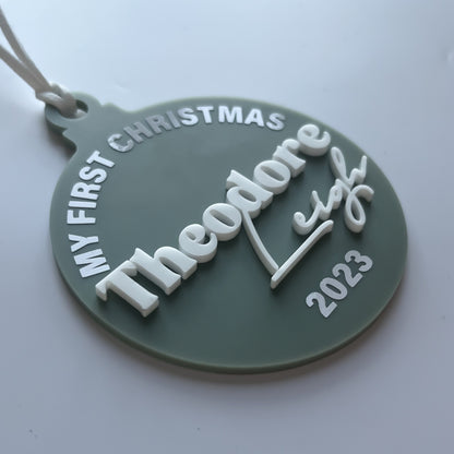 My First Christmas Tree Bauble