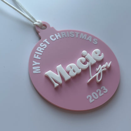 My First Christmas Tree Bauble