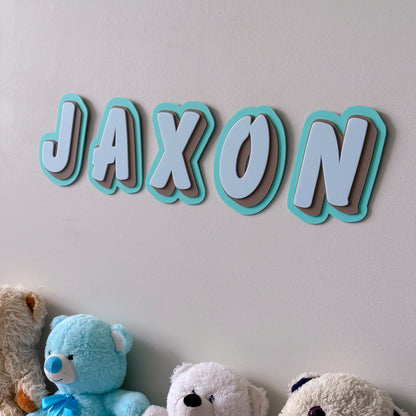 Shadow Style 3D Wall Letters