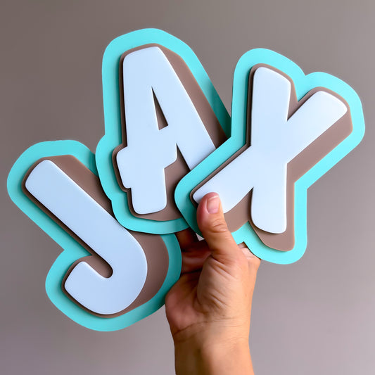 Shadow Style 3D Wall Letters