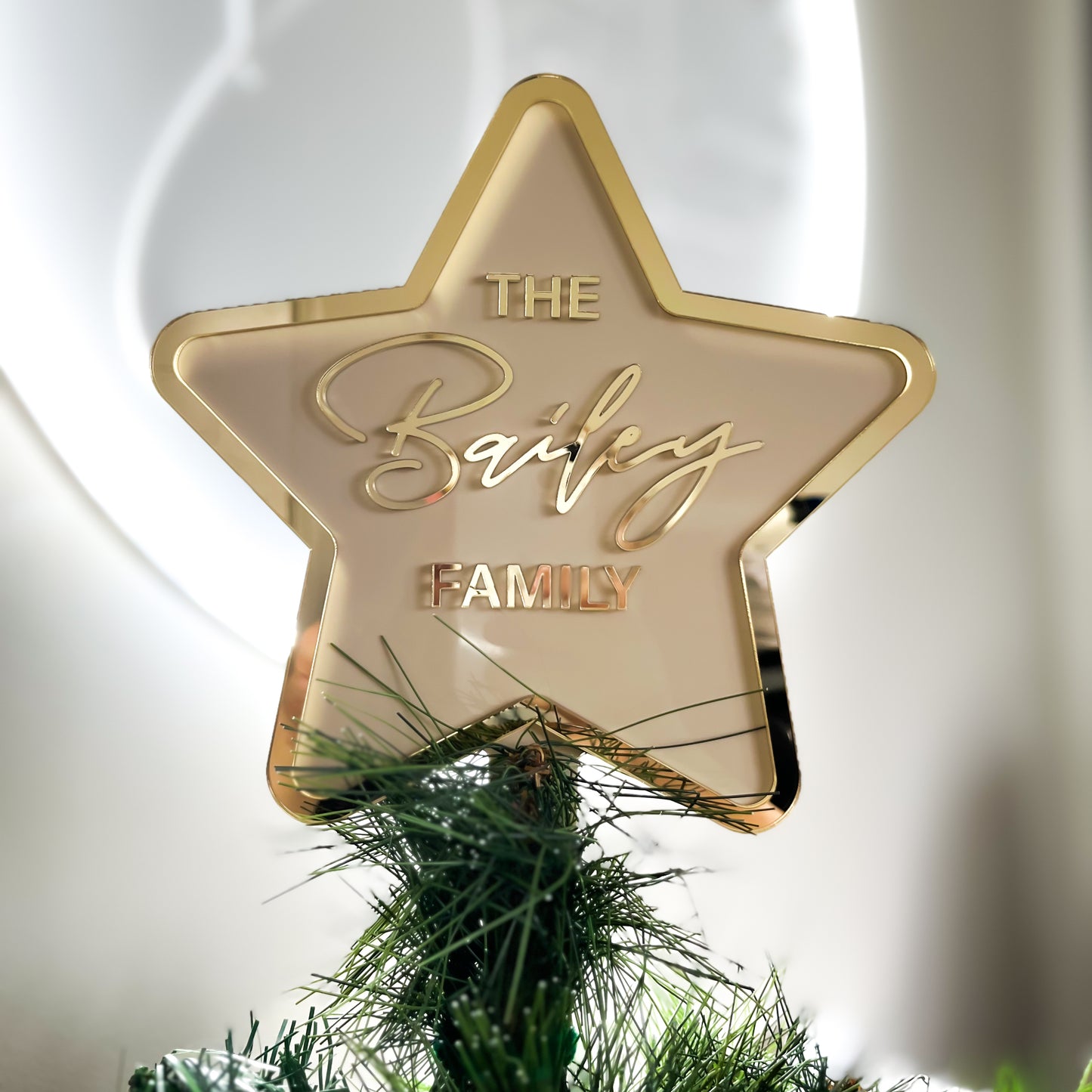 Signature Personalised Christmas Tree Star