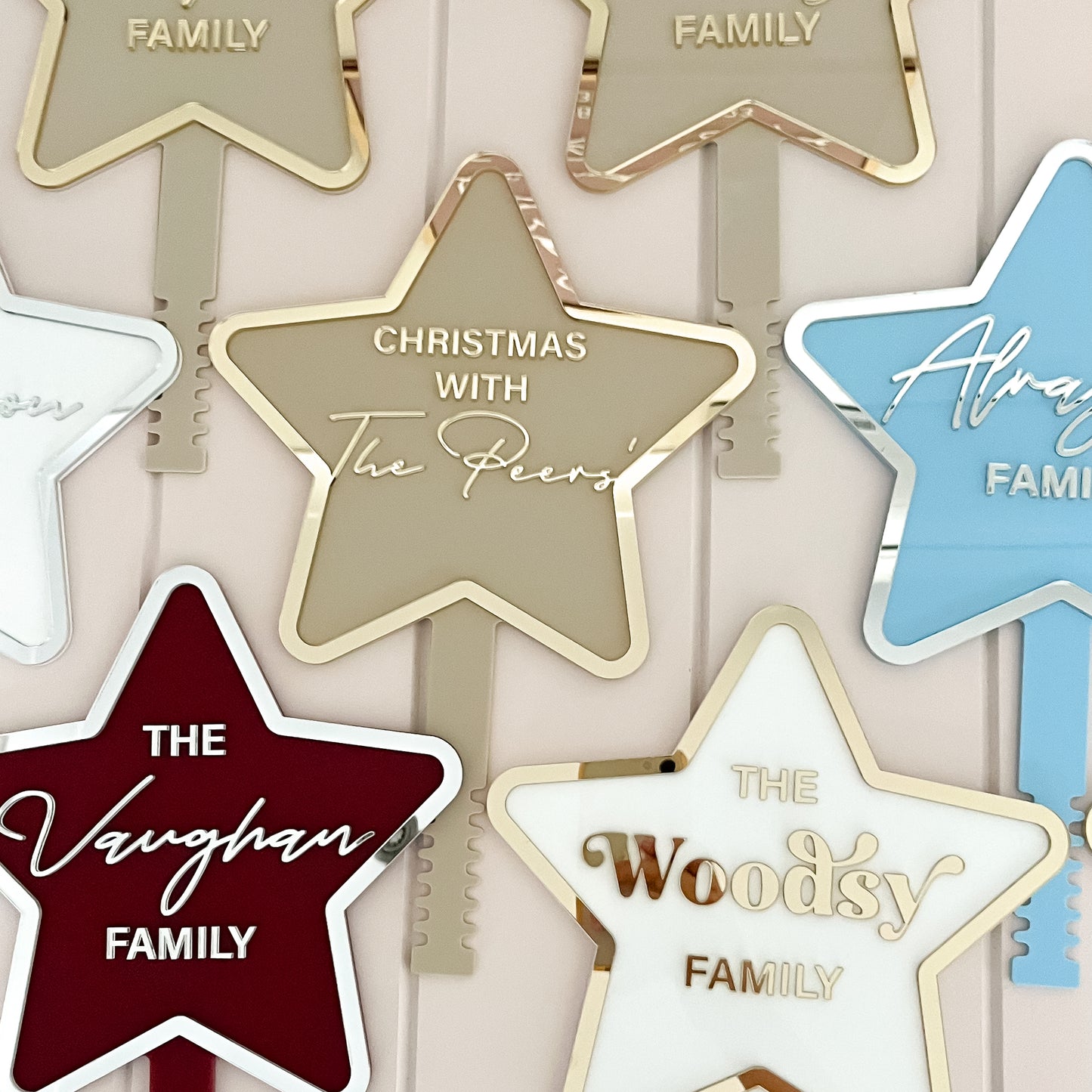 Signature Personalised Christmas Tree Star