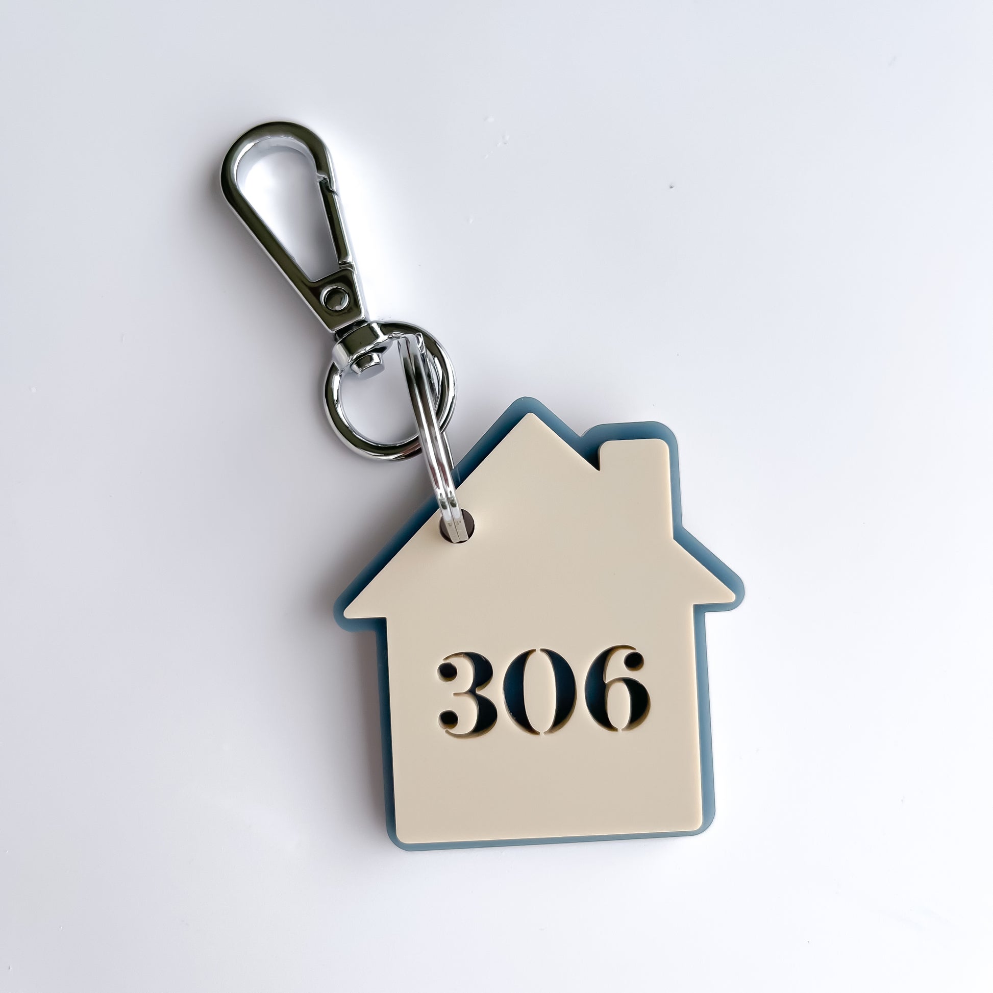 House &amp; Number Key Tag