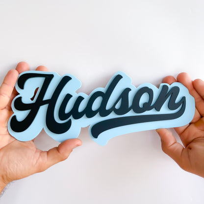 Traditional 3D Name Plaque