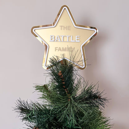 Personalised Christmas Tree Star