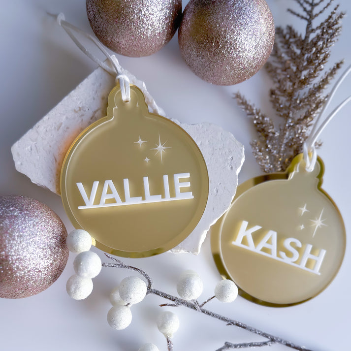 Round Christmas Tree Bauble