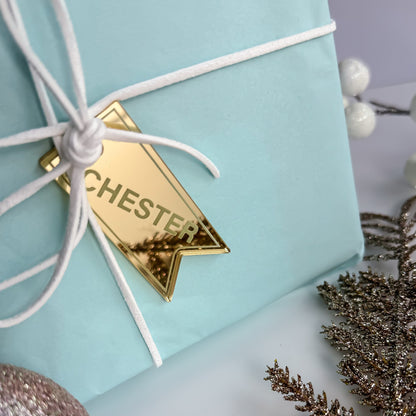 Mirrored Gift Tag