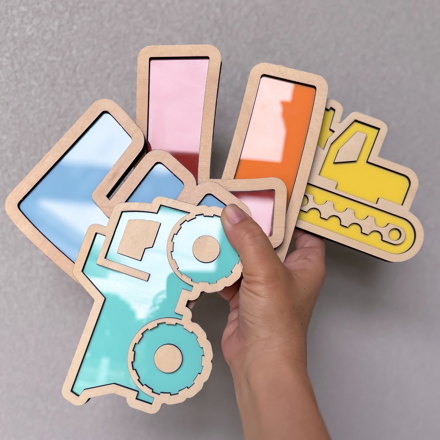Wood Pop Shapes