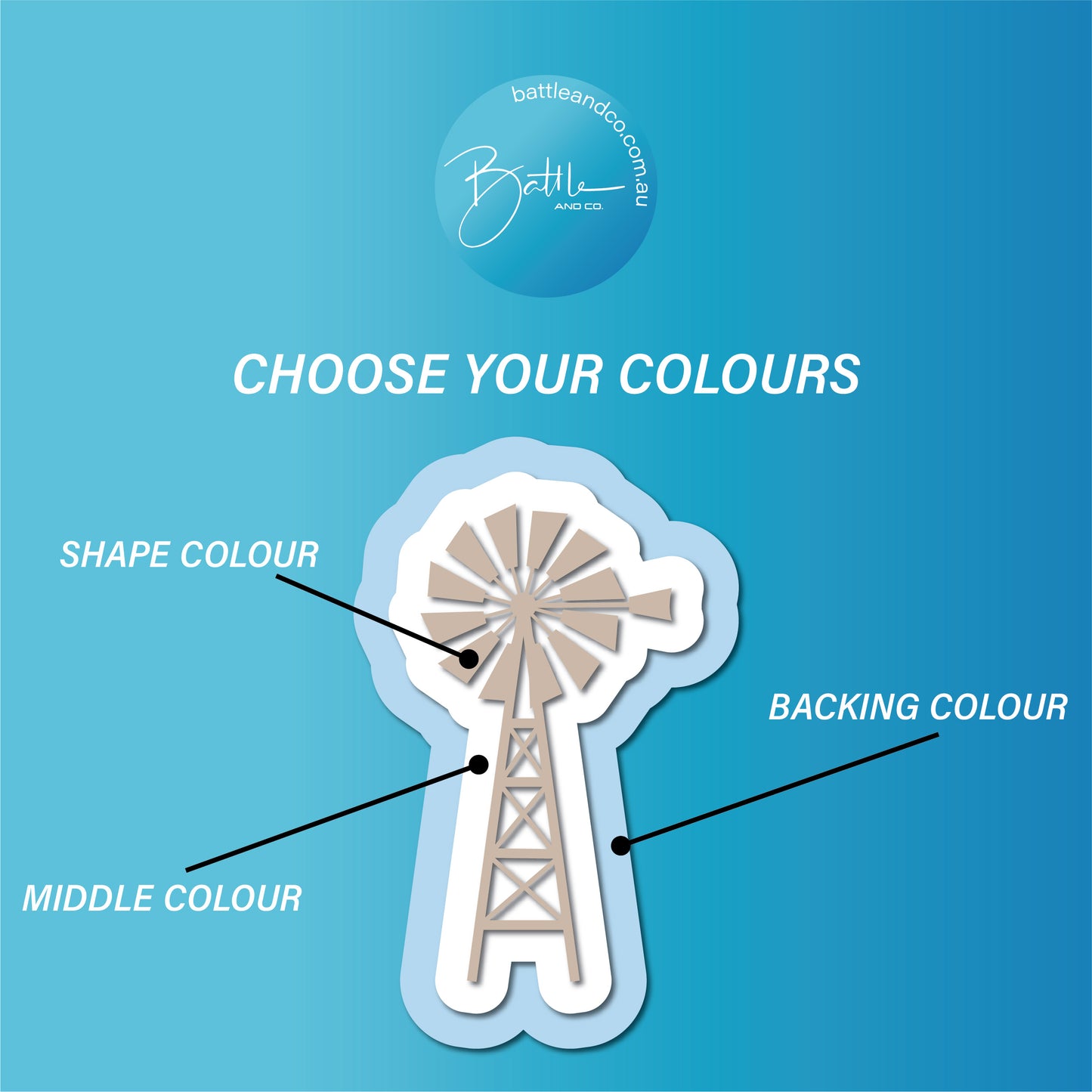 Triple Layer 3D Wall Shapes | Name Plaque Shapes