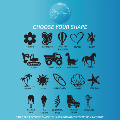 Triple Layer 3D Wall Shapes | Name Plaque Shapes