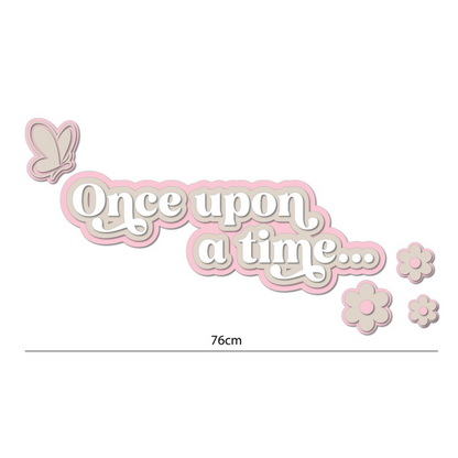 Once Upon A Time - Triple Layer Acrylic Sign
