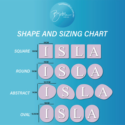 Shaped Wall Letters