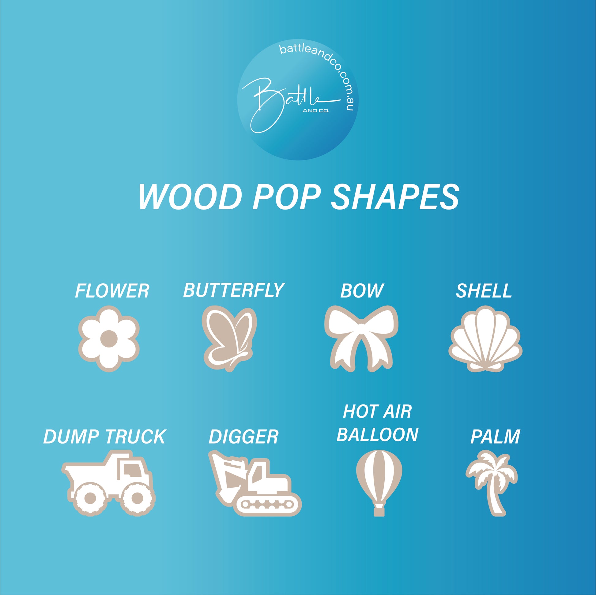 Wood Pop Shapes