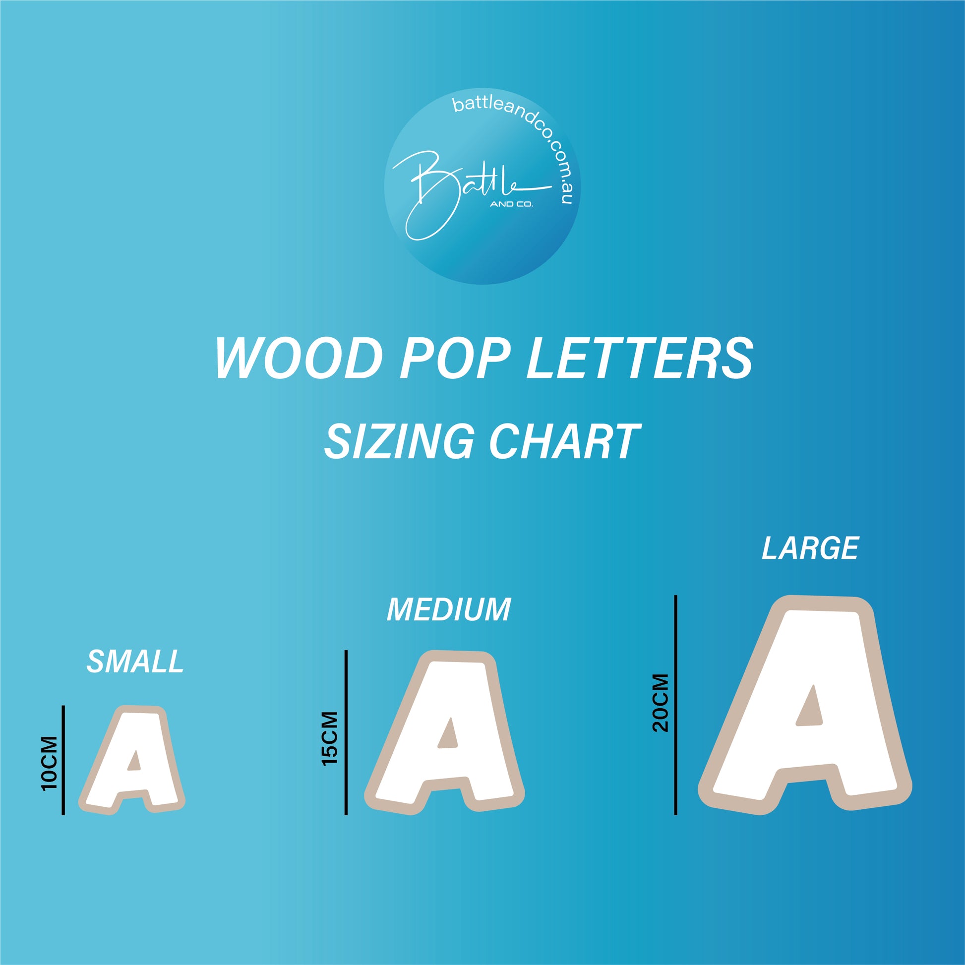 Wood Pop Letters