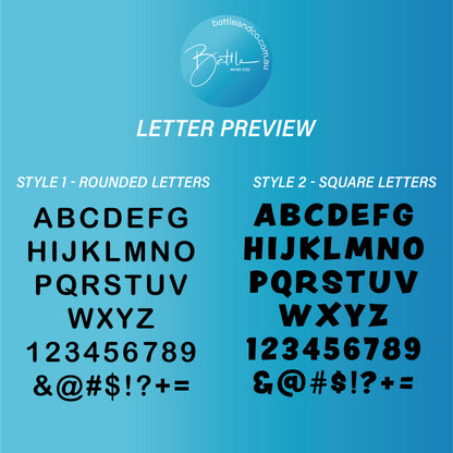 Wood Pop Letters