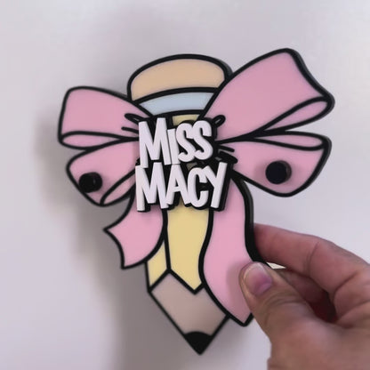 Personalised Teacher Fridge Magnet